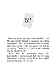 1 Escape From Mr. Lemoncello's Library 52 Chapter 52 -- 绘本听读宝在线台词全文