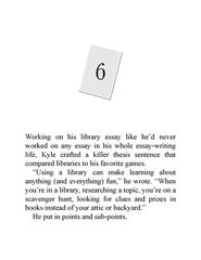 1 Escape From Mr. Lemoncello's Library 6 Chapter 6 -- 绘本听读宝在线台词全文
