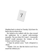 1 Escape From Mr. Lemoncello's Library 7 Chapter 7 -- 绘本听读宝在线台词全文