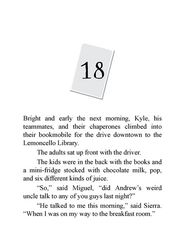 2 Mr Lemoncello's Library Olympics 18 Chapter 18 -- 绘本听读宝在线台词全文