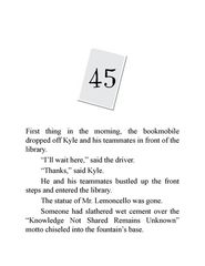 2 Mr Lemoncello's Library Olympics Chapter 45 -- 绘本听读宝在线台词全文