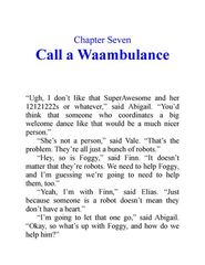 3 The Uncommon Cold 7 Call a Waambulance -- 绘本听读宝在线台词全文