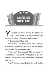 06 The Ghost at the Fire Station 6 A MESSAGE FOR CLAIRE -- 绘本听读宝在线台词全文