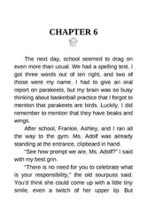 10 Hooray! My Butt Left the Bench! Chapter 6 -- 绘本听读宝在线台词全文