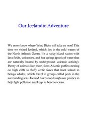 04 Whale Song of Puffin Cliff 10 Our Icelandic Adventure -- 绘本听读宝在线台词全文
