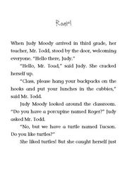 1 Judy Moody Was in a Mood 02 Roar! -- 绘本听读宝在线台词全文