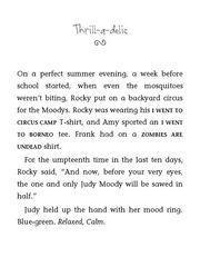 10 Judy Moody and the NOT Bummer Summer 13 Thrill-a-delic -- 绘本听读宝在线台词全文