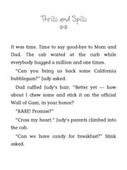 10 Judy Moody and the NOT Bummer Summer 06 Thrills and Spills -- 绘本听读宝在线台词全文