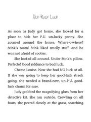 11 Judy Moody and the Bad Luck Charm 05 Uck Bluck Luck -- 绘本听读宝在线台词全文