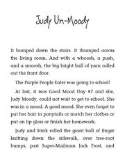 12 Judy Moody, Mood Martian 11 Judy Un-Moody -- 绘本听读宝在线台词全文