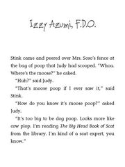 13 Judy Moody and the Bucket List 04 Izzy Azumi, F.D.O -- 绘本听读宝在线台词全文