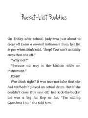 13 Judy Moody and the Bucket List 07 Bucket-List Buddies -- 绘本听读宝在线台词全文