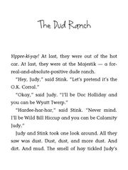 13 Judy Moody and the Bucket List 08 The Dud Ranch -- 绘本听读宝在线台词全文