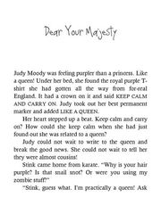 14 Judy Moody and the Right Royal Tea Party 02 Dear Your Majesty -- 绘本听读宝在线台词全文