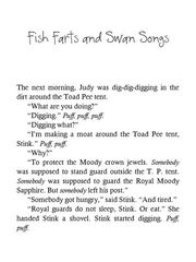14 Judy Moody and the Right Royal Tea Party 05 Fish Farts and Swan Songs -- 绘本听读宝在线台词全文