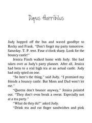 14 Judy Moody and the Right Royal Tea Party 09 Dayus Horribilus -- 绘本听读宝在线台词全文