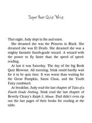 15 Judy Moody, Book Quiz Whiz 08 Super Book Quiz Whiz -- 绘本听读宝在线台词全文