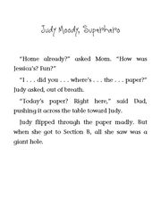 2 Judy Moody Gets Famous 10 Judy Moody, Superhero -- 绘本听读宝在线台词全文