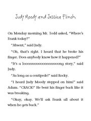2 Judy Moody Gets Famous 09 Judy Moody and Jessica Flinch -- 绘本听读宝在线台词全文