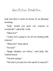 4 Judy Moody Predicts the Future 10 Non-Fiction Prediction -- 绘本听读宝在线台词全文