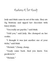4 Judy Moody Predicts the Future 04 Madame M for Moody -- 绘本听读宝在线台词全文