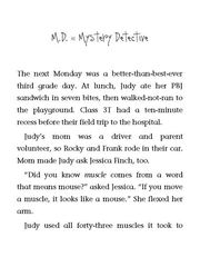 5 Judy Moody, M.D. The Doctor Is In! 03 Mystery Detective -- 绘本听读宝在线台词全文