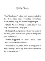 7 Judy Moody Around the World in 8 1_2 Days 08 Pickle Chicle -- 绘本听读宝在线台词全文