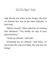 8 Judy Moody Goes to College 06 Not-So-Bad-i-tude -- 绘本听读宝在线台词全文