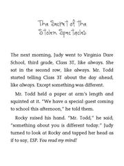 9 Judy Moody, Girl Detective 03 The Secret of the Stolen Spectacles -- 绘本听读宝在线台词全文