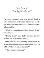 9 Judy Moody, Girl Detective 06 The Case of the Dog-Bone Bandit -- 绘本听读宝在线台词全文
