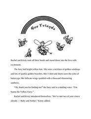 3 Sunny the Yellow Fairy 3. Bee Friends -- 绘本听读宝在线台词全文