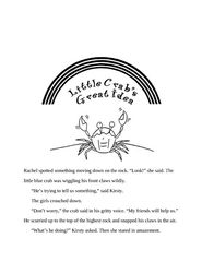 5 Sky the Blue Fairy 4. Little Crab’s Great Idea -- 绘本听读宝在线台词全文