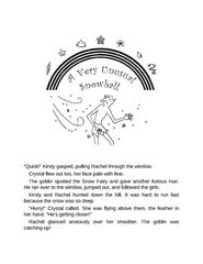 7 Crystal The Snow Fairy 6. A Very Unusual Snowball -- 绘本听读宝在线台词全文