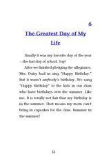 1 Mrs. Dole Is Out of Control! 6 The Greatest Day of My Life -- 绘本听读宝在线台词全文