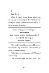 12 Ms. Leakey Is Freaky! 7. Fast Food -- 绘本听读宝在线台词全文