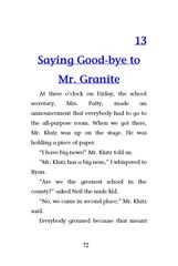 3 Mr. Granite Is From Another Planet! 13 Saying Good-bye to Mr. Granite -- 绘本听读宝在线台词全文