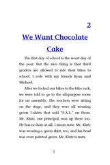 3 Mr. Granite Is From Another Planet! 2 We Want Chocolate Cake -- 绘本听读宝在线台词全文