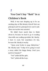 5 Officer Spence Makes No Sense! 7 You Can’t Say “Butt” in a Children’s Book -- 绘本听读宝在线台词全文