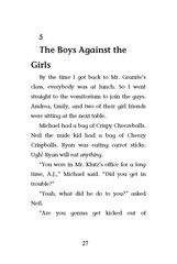7 Dr. Brad Has Gone Mad! 5 The Boys Against the Girls -- 绘本听读宝在线台词全文