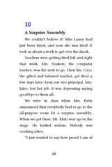 8 Miss Laney Is Zany! 10 A Surprise Assembly -- 绘本听读宝在线台词全文