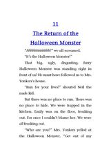1 It's Halloween, I'm Turning Green! 11. The Return of the Halloween Monster -- 绘本听读宝在线台词全文