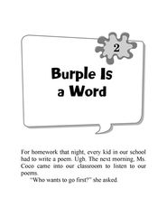 12 I’m a Poet and I Know It! 2 Burple Is a Word -- 绘本听读宝在线台词全文