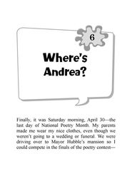 12 I’m a Poet and I Know It! 6 Where’s Andrea -- 绘本听读宝在线台词全文