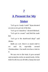 2 Deck the Halls, We're Off the Wall! 7. A Present for My Sister -- 绘本听读宝在线台词全文
