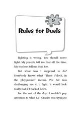 5 Oh, Valentine, We've Lost Our Minds! 9. Rules for Duels -- 绘本听读宝在线台词全文