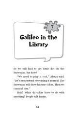 1 Dr. Snow Has Got to Go! 7. Galileo in the Library -- 绘本听读宝在线台词全文