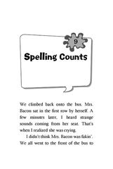 6 Mrs. Bacon Is Fakin'! 9. Spelling Counts -- 绘本听读宝在线台词全文