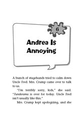 2 Uncle Fred Is a Knucklehead! 6. Andrea Is Annoying -- 绘本听读宝在线台词全文