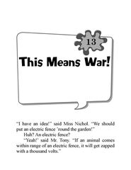 4 Miss Nichol Is in a Pickle 13. This Means War! -- 绘本听读宝在线台词全文