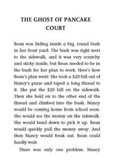 1 Ivy + Bean 3 THE GHOST OF PANCAKE COURT -- 绘本听读宝在线台词全文